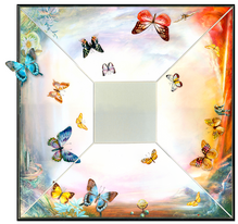 « Opera Mundi » Les quatre éléments. Fresque pyramidale. (Salle Thomas Owen - Centre culturel d’Anderlecht)